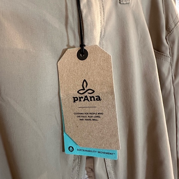 Prana Women's Halle Boot Cut Pants in Tan Tall 36’ Inseam - Picture 6 of 7